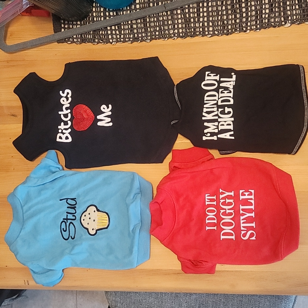 Lot of Dog Graphic Tees Size XS